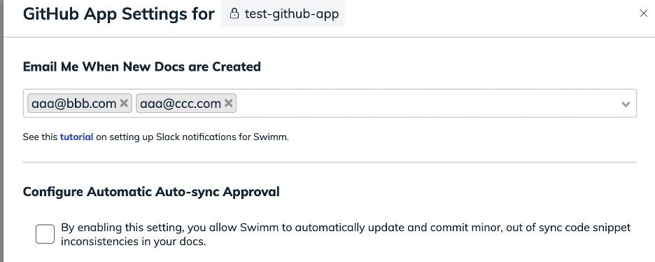 GitHub Configure Auto-sync Approval
