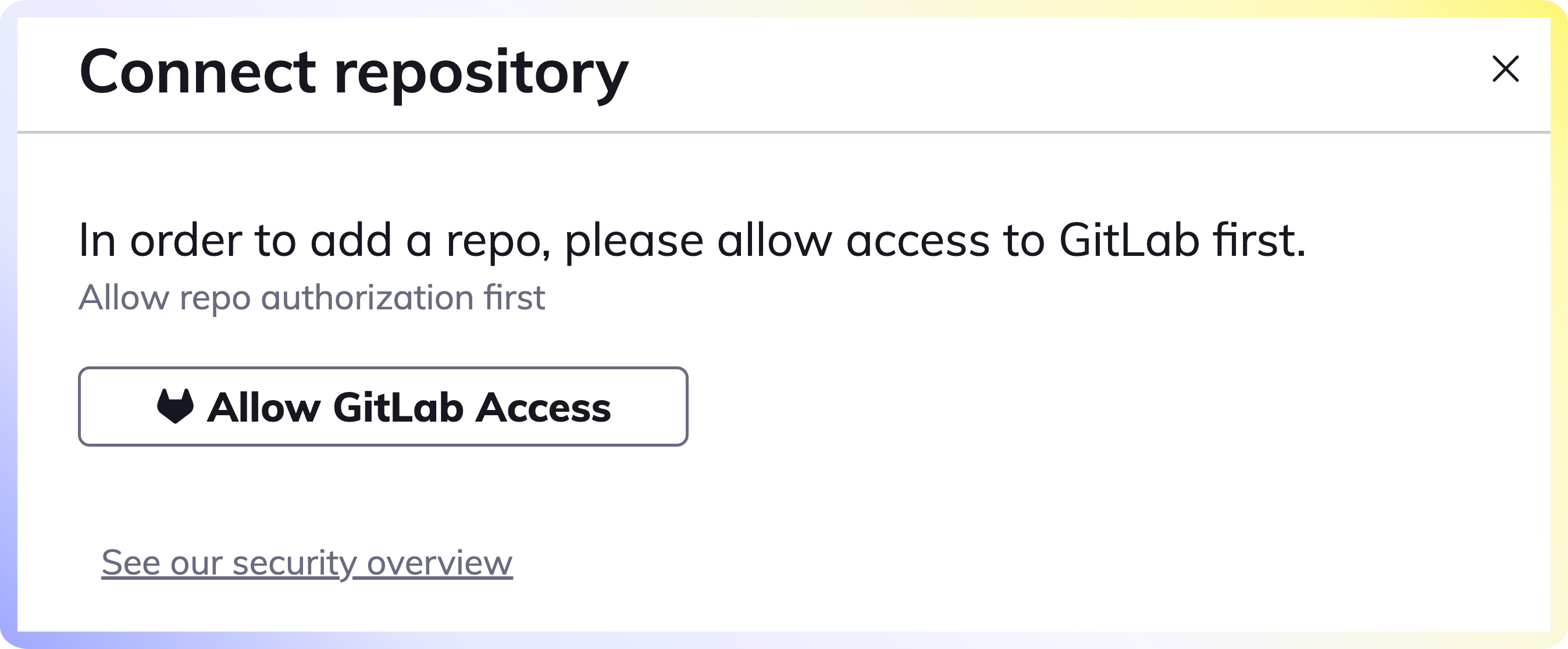 Allow GitLab Access