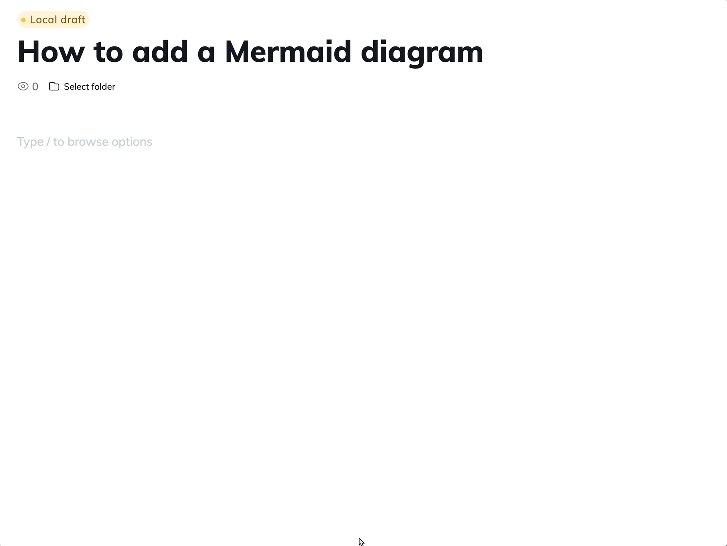 Mermaid diagram in Swimm