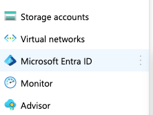 Navigate to Microsoft Entra ID