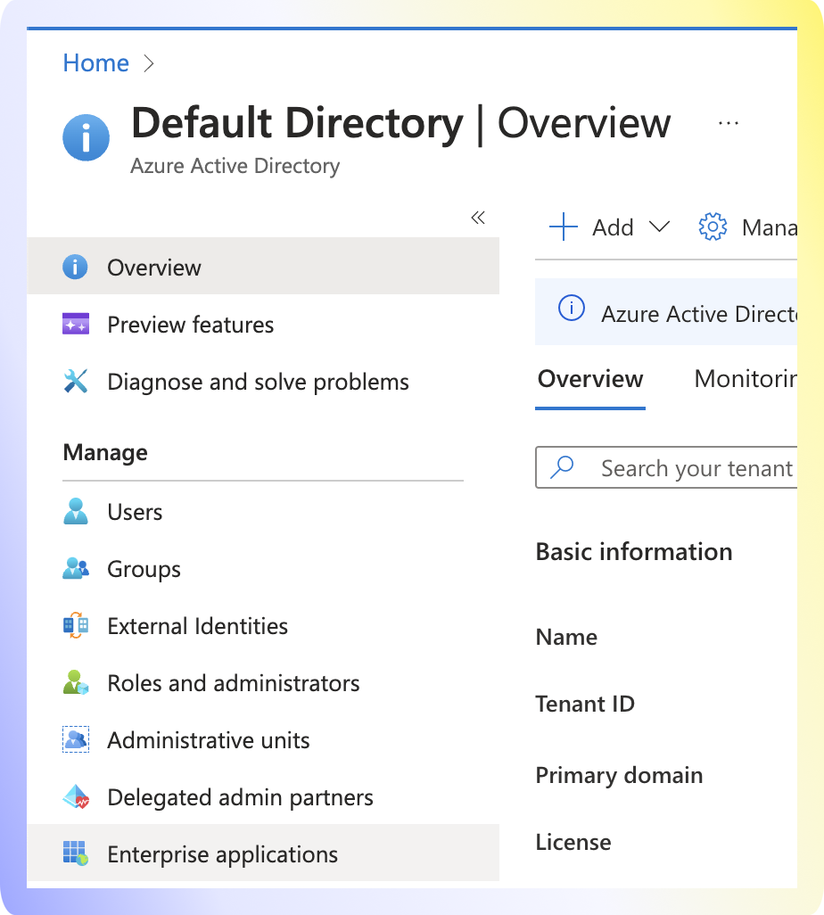 Active Directory Step 7 - Enterprise Application assignment