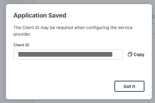 JumpCloud Step 6 - Copy the Client ID