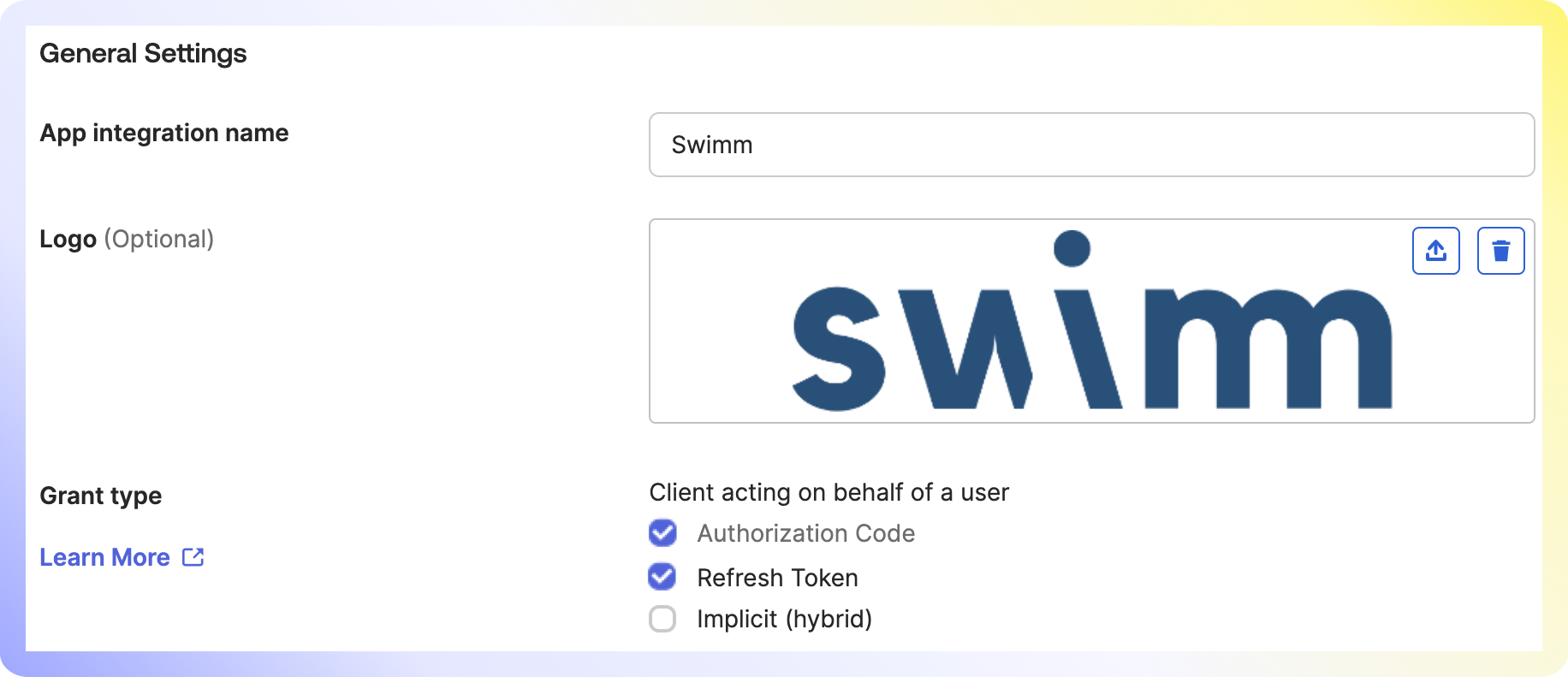 Okta Step 4 - App Integration Name